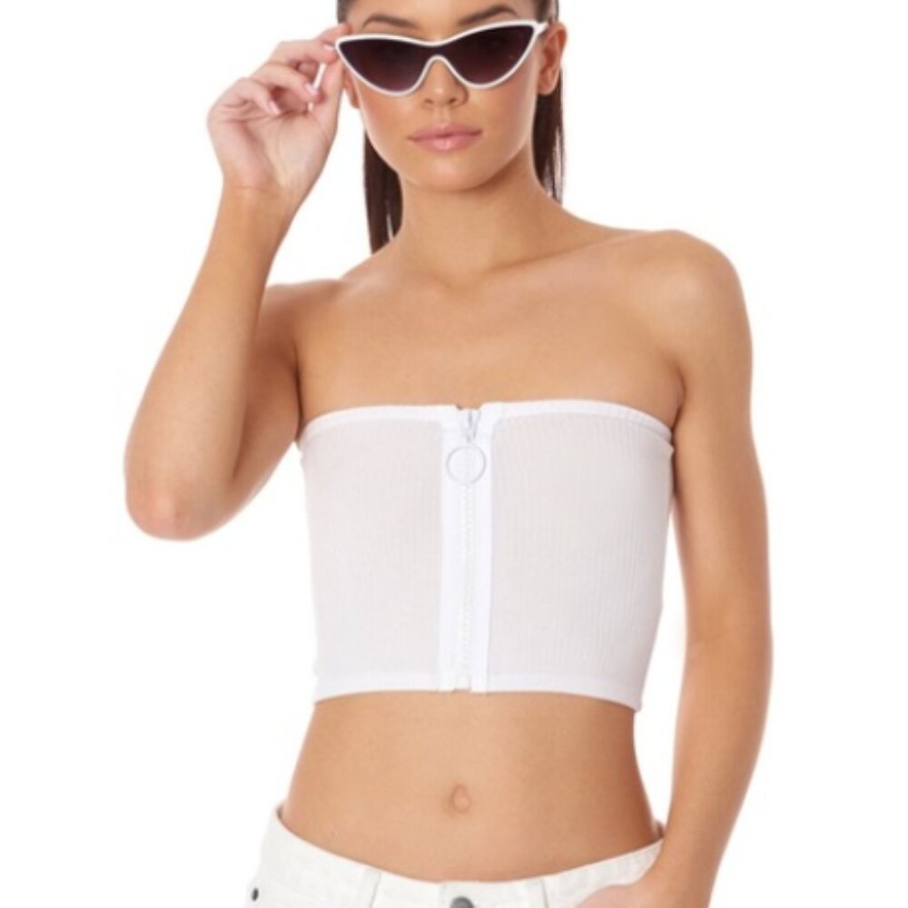 Emma & Sam Zipper Tube Top